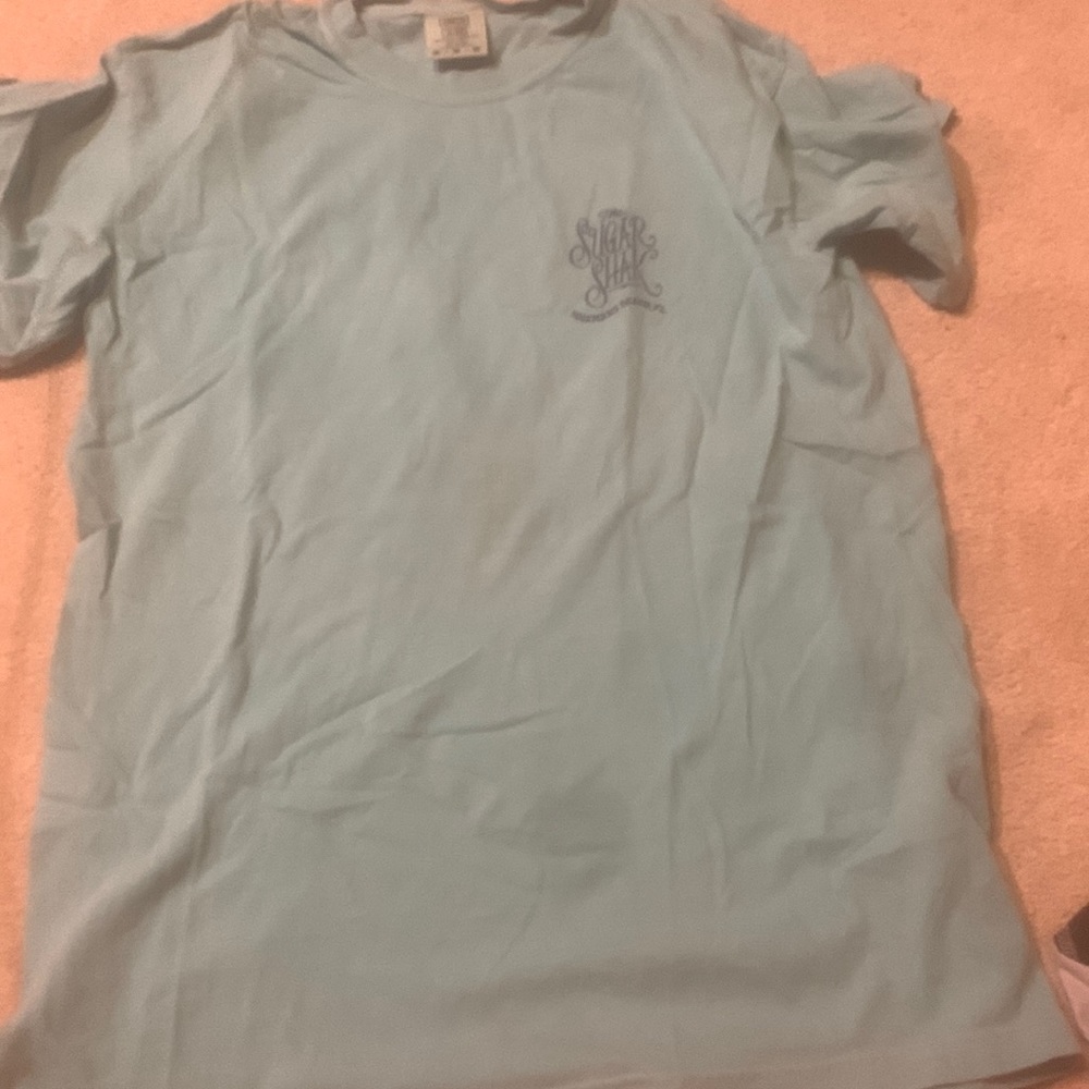 Teal shirt from rosemary beach